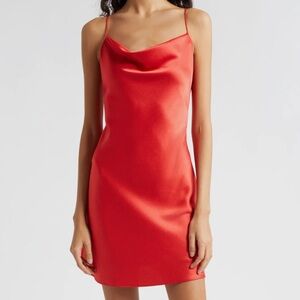 Alice + Olivia Red Mini Dress